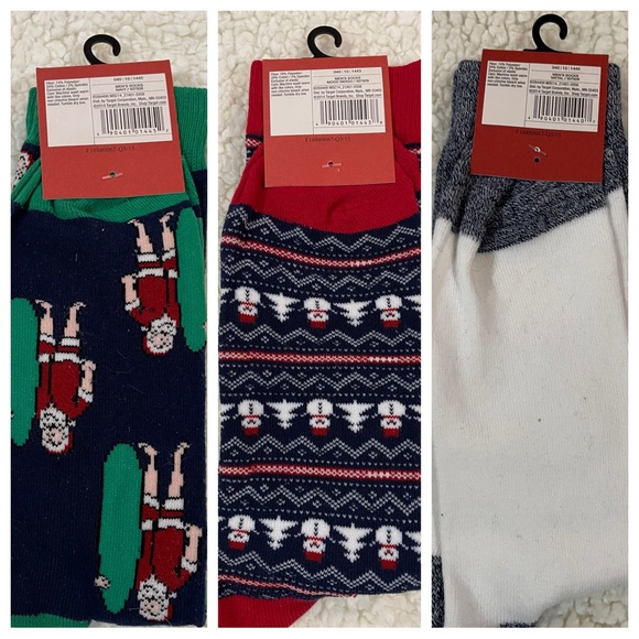 🆕 Mossimo Winter Christmas Holiday 3 Pack Men’s Sock Bundle - Picture 2 of 6